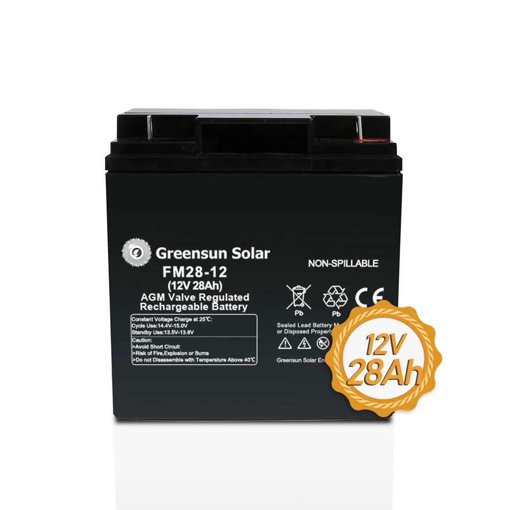 Свинцово-кислотная батарея 12v28ah 12v 7ah 12ah 17ah 24ah 60ah маленькая свинцово-кислотная домашняя солнечная система батареи
