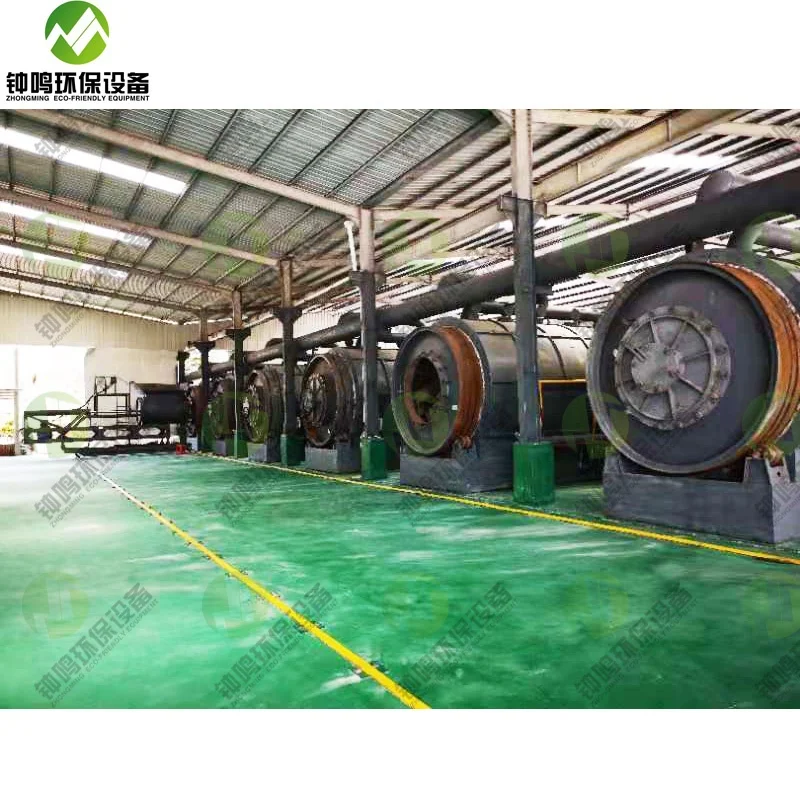 Fully Automatic 2021 New Design Tyre/Tire Pyrolysis Plant Pyrolysis Carbon Black and Fuel Oil