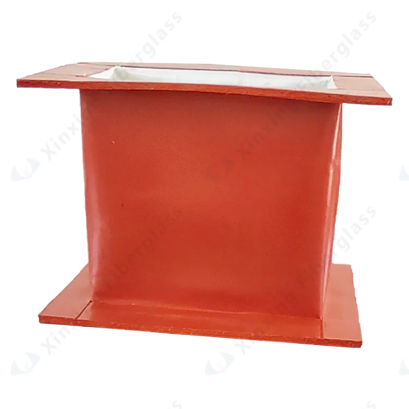 Customize Good sealing High temperature Silicone rubber coated Fiberglass Fabric Expansion Joint