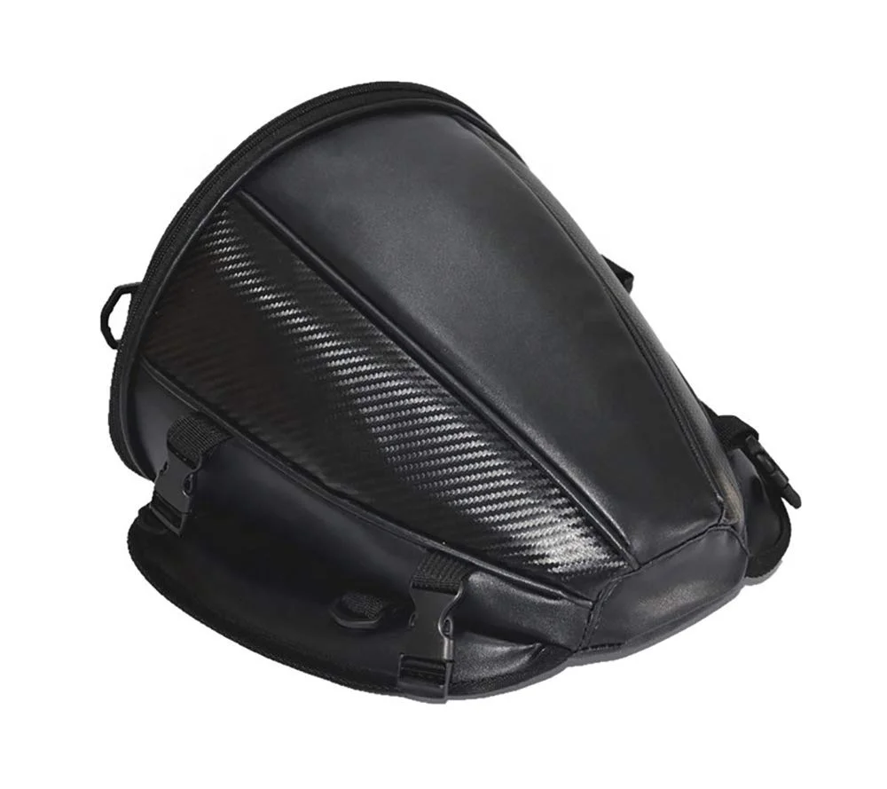 
PU Leather Multifunctional Waterproof Sports Motorcycle Seatback Tool Bag Luggage Carry Bag Tank bag 