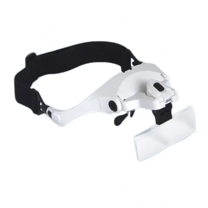 9892B1 Magnifying glass manufacturer 1x 1.5x 2.0x 2.5 x 3.5x electronic magnifier led head light loupes