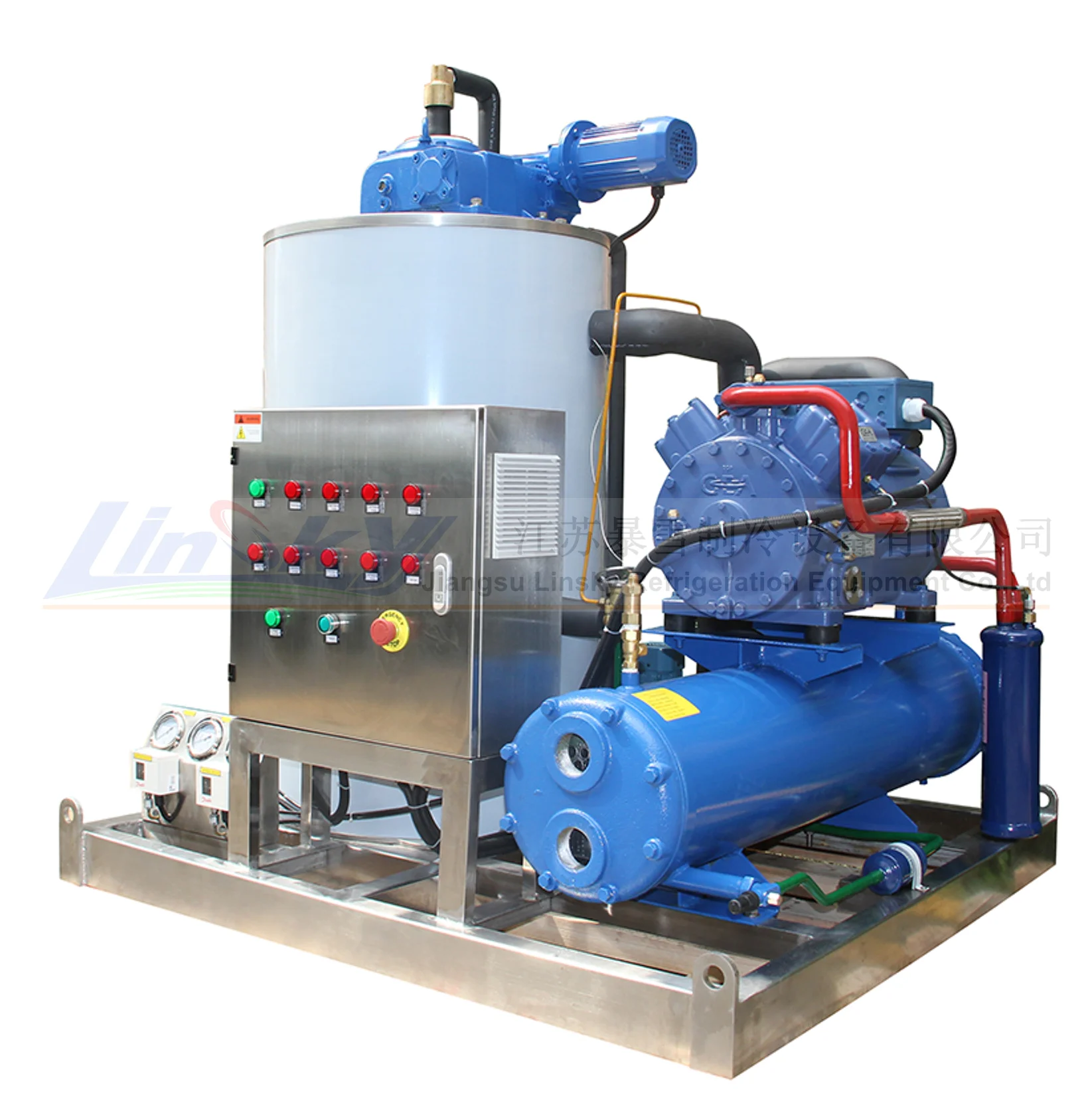 Ice maker 3000kg /24 hours seawater Marine ice maker