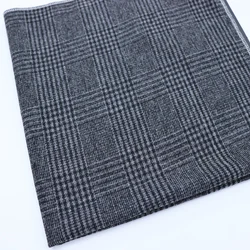 Hot Sell 30% Wool Yarn Dyed Plaid Tweed Fabric for Women Garment coat Wool fabric with flex and tweeds