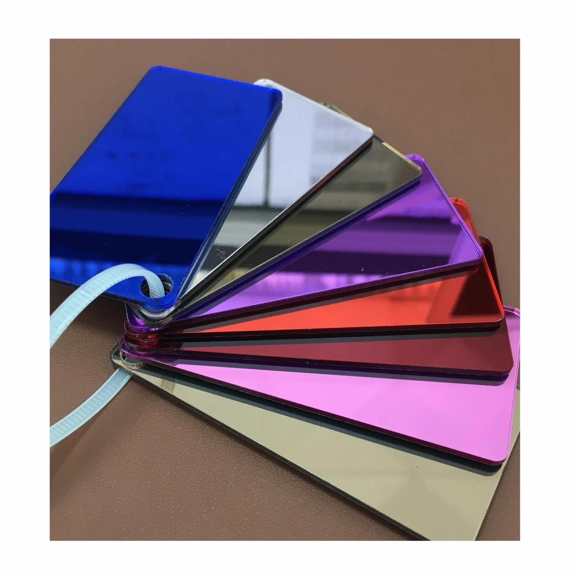 Зеркальный акриловый лист Chinaplas 4 фута x 8 футов серебристый золотой розовое золото 3 мм для