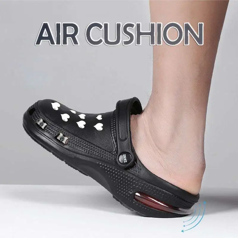 Designer Custom Garden Sandal Women Outdoor Air Cushion EVA Slipper Charm Clog Unisex Mens Sports Logo Clogs Mules Shoes for Men