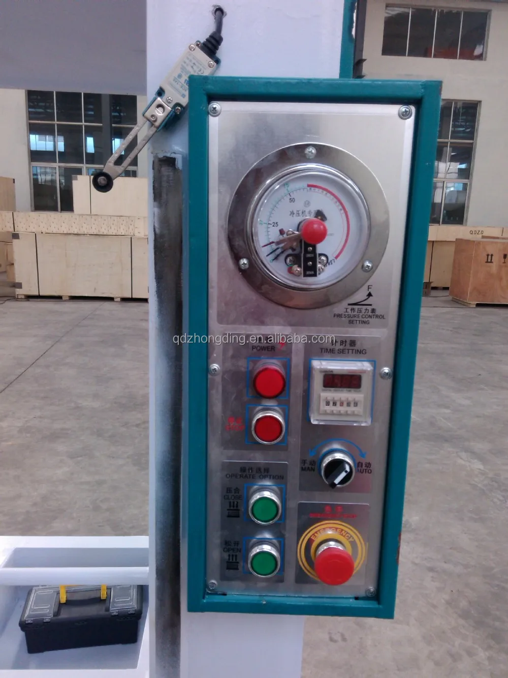 Cold press machine for woodworking machinery and door making 50ton  pressure