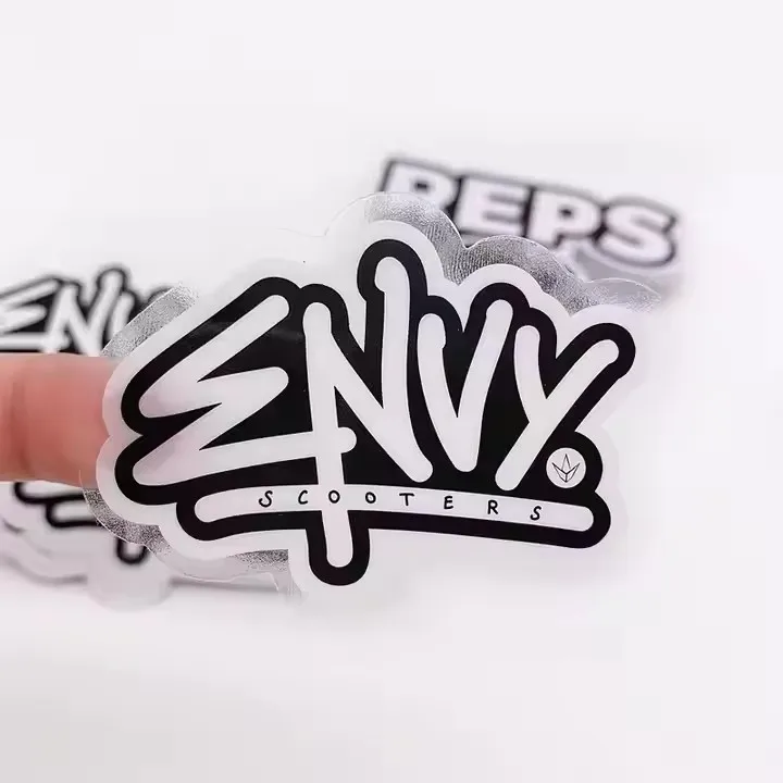 Personalized Product Stickers Paper Vinyl Adhesive Waterproof Sticker Label Printing Logo Sticker