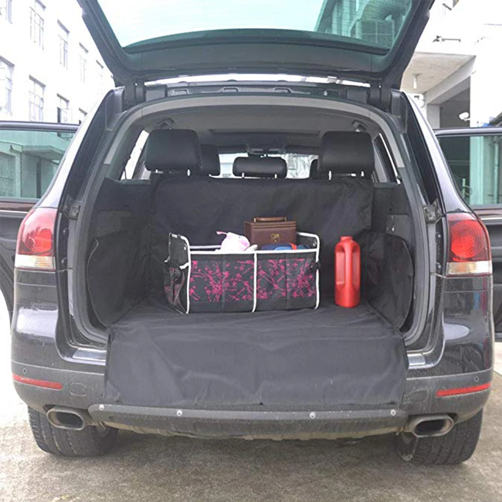 Сверхмощный Универсальный водонепроницаемый автомобильный вкладыш для багажника, чехол для домашних животных и собак, коврик, протектор для заднего сиденья автомобиля