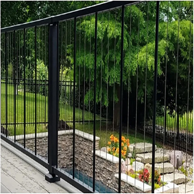 aluminium balustrade railing staircase handrail whole set OEM customized different size design 4.29m whole set baluster supply