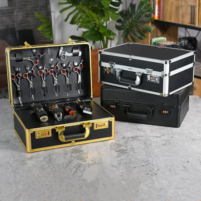 Haircut barber make up back pack case tool bag hairdressing salon scissor cases barber carrying case