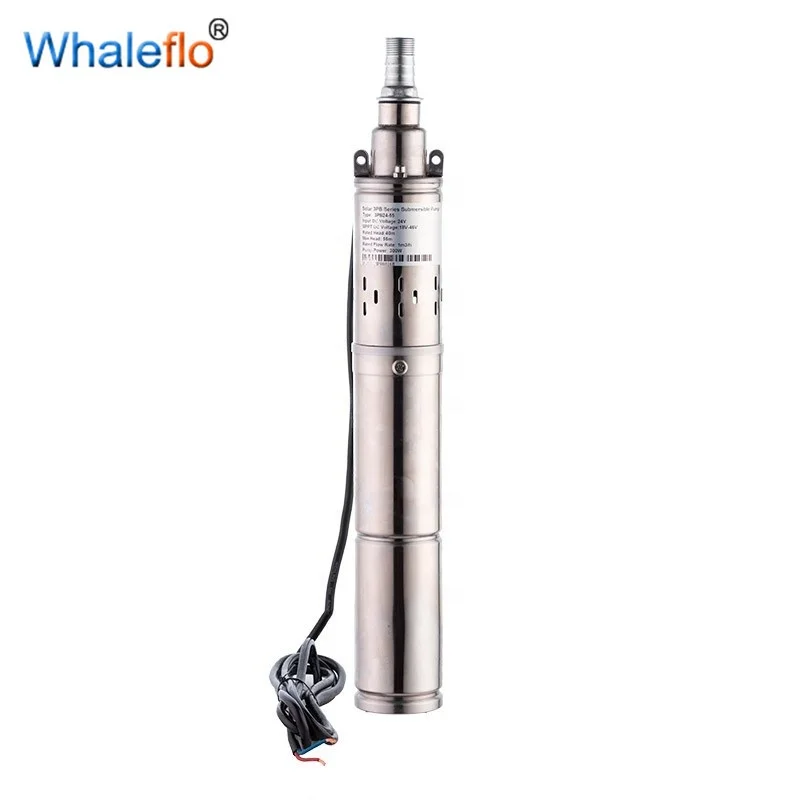 Whaleflo 48V DC 600W Бесщеточный подводный насос на солнечных батареях в