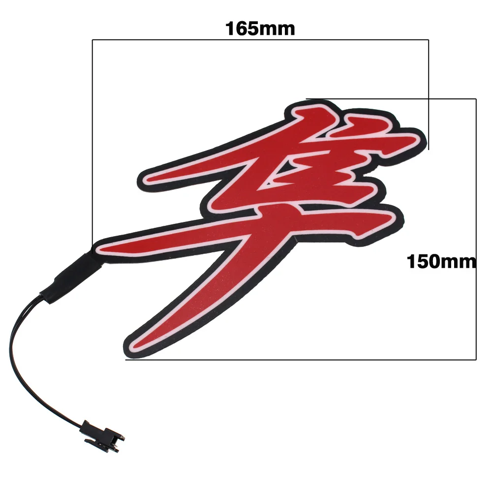 12V 3M Waterproof Motorbike Motorcycle Sticker EL Cold Light Glow Sticker for SUZUKI HAYABUSA GSXR1300 1999-2008-2019 GSX-R 1300