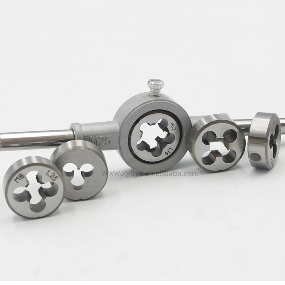 Professional Custom Adjustable Tapping Wren Hardware Trimming Tools  Alloy Steel Tap And Die Set