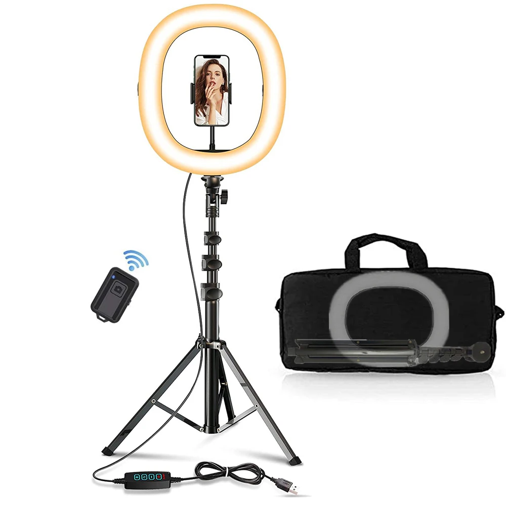 tiktok makeup selfie professional 10 inch beauty led with tripod stand fill ring light