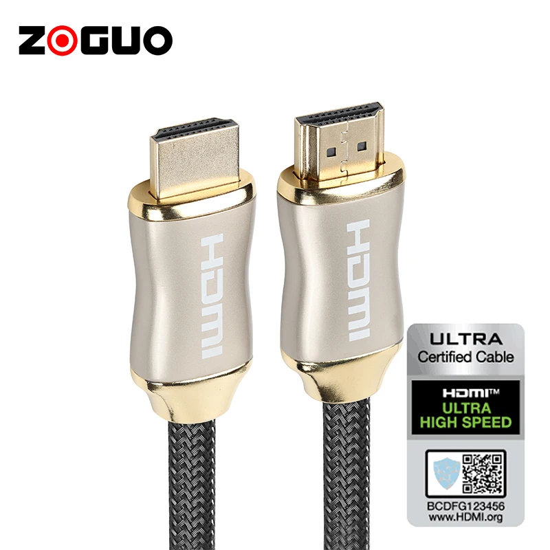 Factory Customized Made HDMI 2.1V Cable 4K120Hz 48Gbps Digital Converter High Speed HDMI Cable Laptop To TV