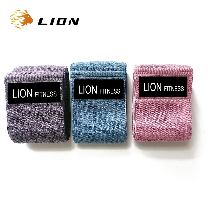 Manufacturer Custom Pull Up Fabric Resistance Loop Exercise Bands Set Fitness Bands Resistance Band