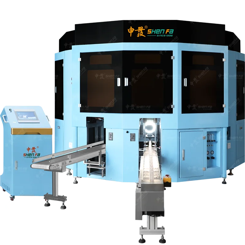 Glass bottle Six color CNC screen printing machine