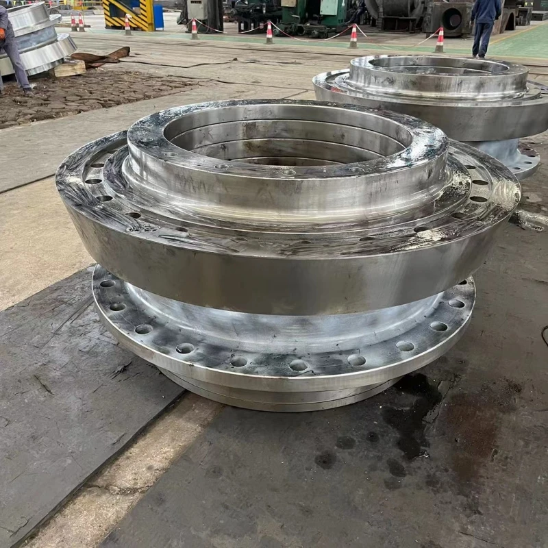 Большая Ступица колеса из литой углеродистой стали OEM для вертикальной мельницы