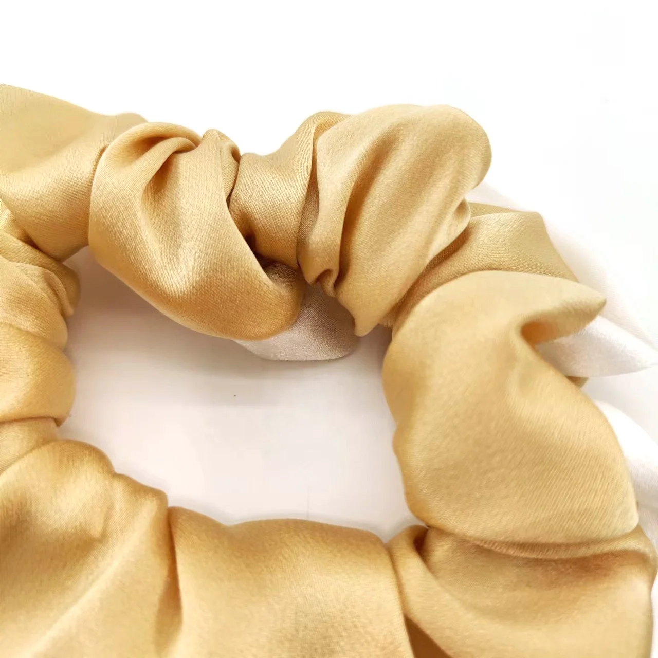 Customization Size 6a Silk Hair Elastics Bands Scrunchy 19mm 100% Silk Scrunchies