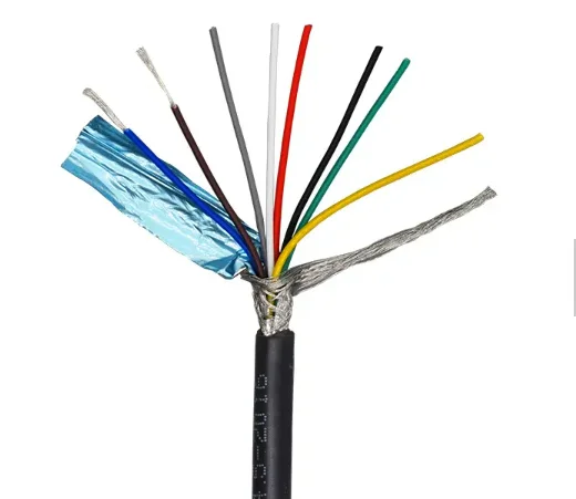RVVP RVV Power Cable Multi-core Aluminum Foil BC TC PVC Sheath 2x2.5mm Electric Flexible Control Cable