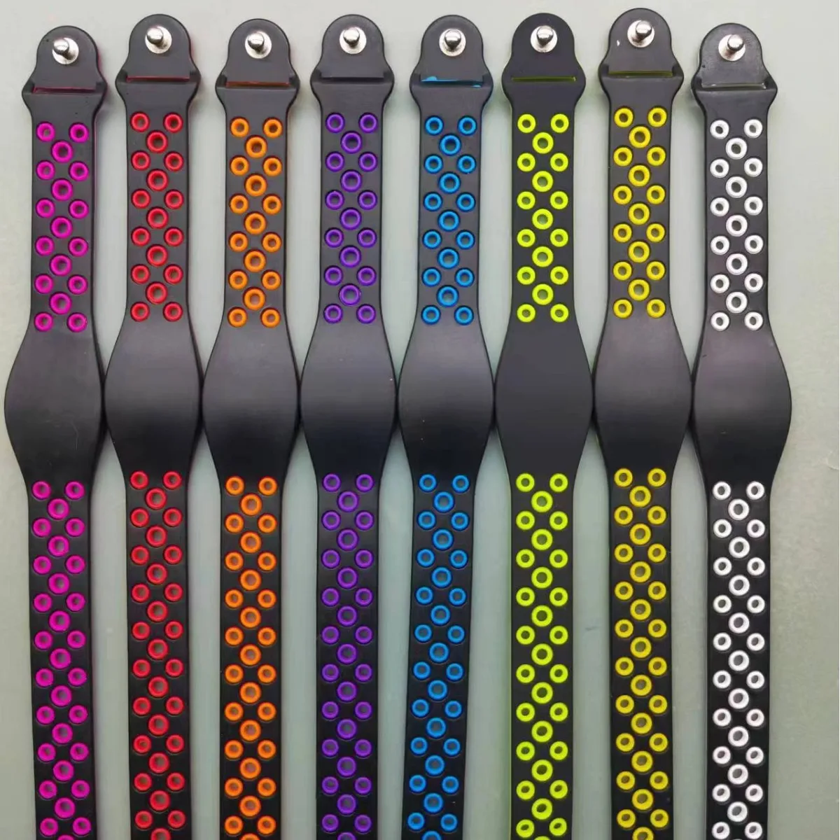 Smart hand bath center high and low frequency access control card induction silicone wristband bracelet