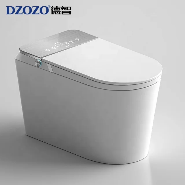 Wholesale Price White One piece S trap Sink Combo Bidet Attachment Intelligent Smart Toilet