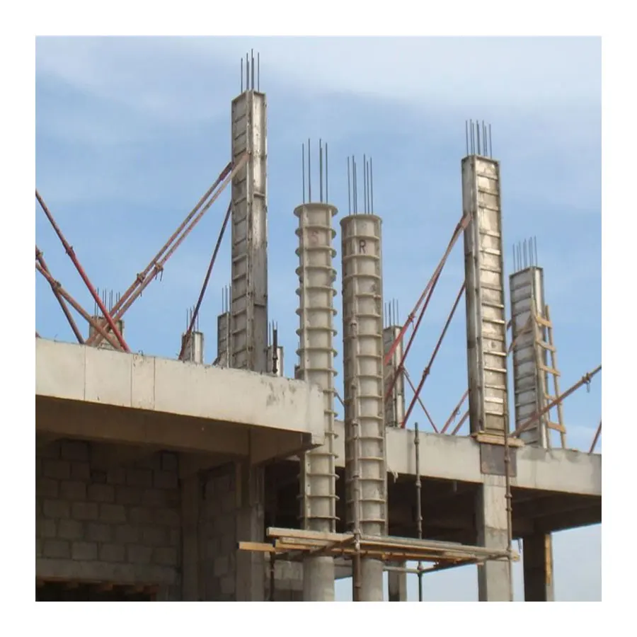 Precast concrete wall panel moulds pillar column formwork for construction concrete base