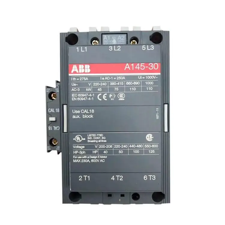 Контактор переменного тока воздушного типа серии AX AX115 ДЛЯ ABB