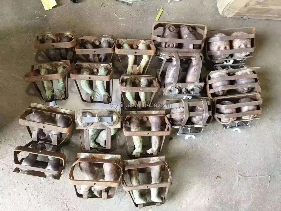 Pvc toys Baby Doll Model Brass Duck Jumping horse Mould Resin Mannequin model Molding