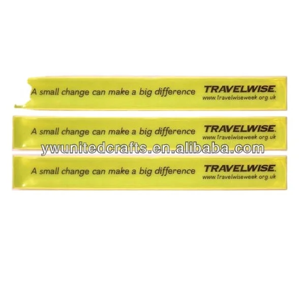 EN20417 Reflective Snap Band, Reflective Slap Wrap,Reflector Wrist CE EN13356