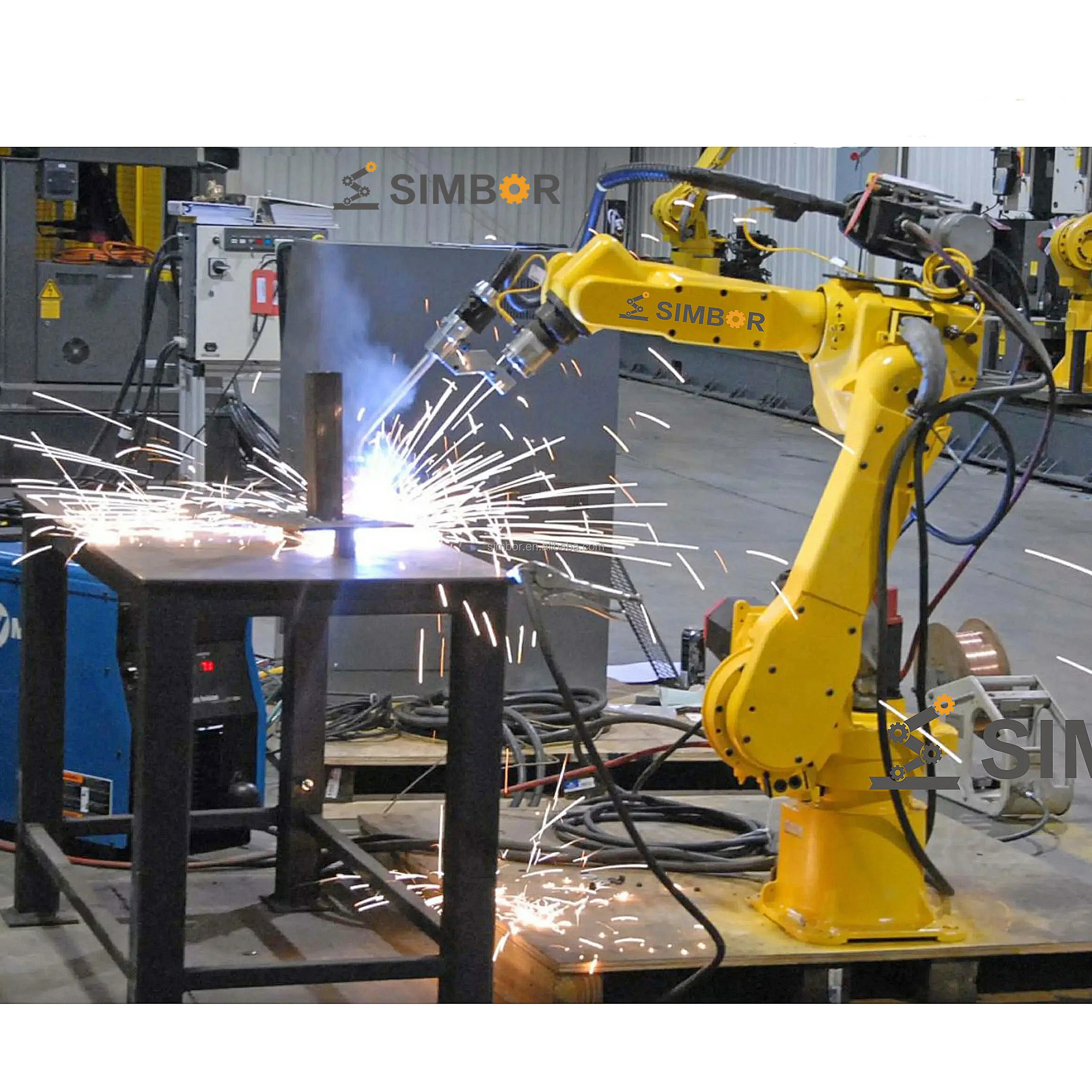 6 axis robot Laser TIG Spot Welding robot Arc Welding Stainless Steel metal parts welding jointing robot