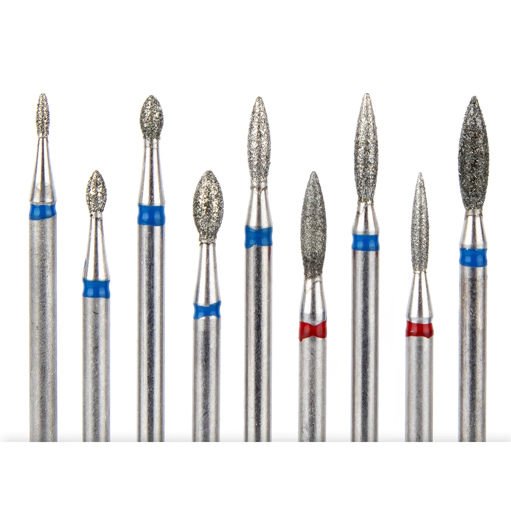 Silver Color Diamond Nail Drill Bits Set for Nail Drill Machine Manicure & Pedicure Factory Price