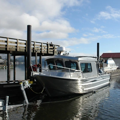 22FT Cuddy Cabin fishing cruiser hardtop enclosed all welded aluminum boat Kinocean
