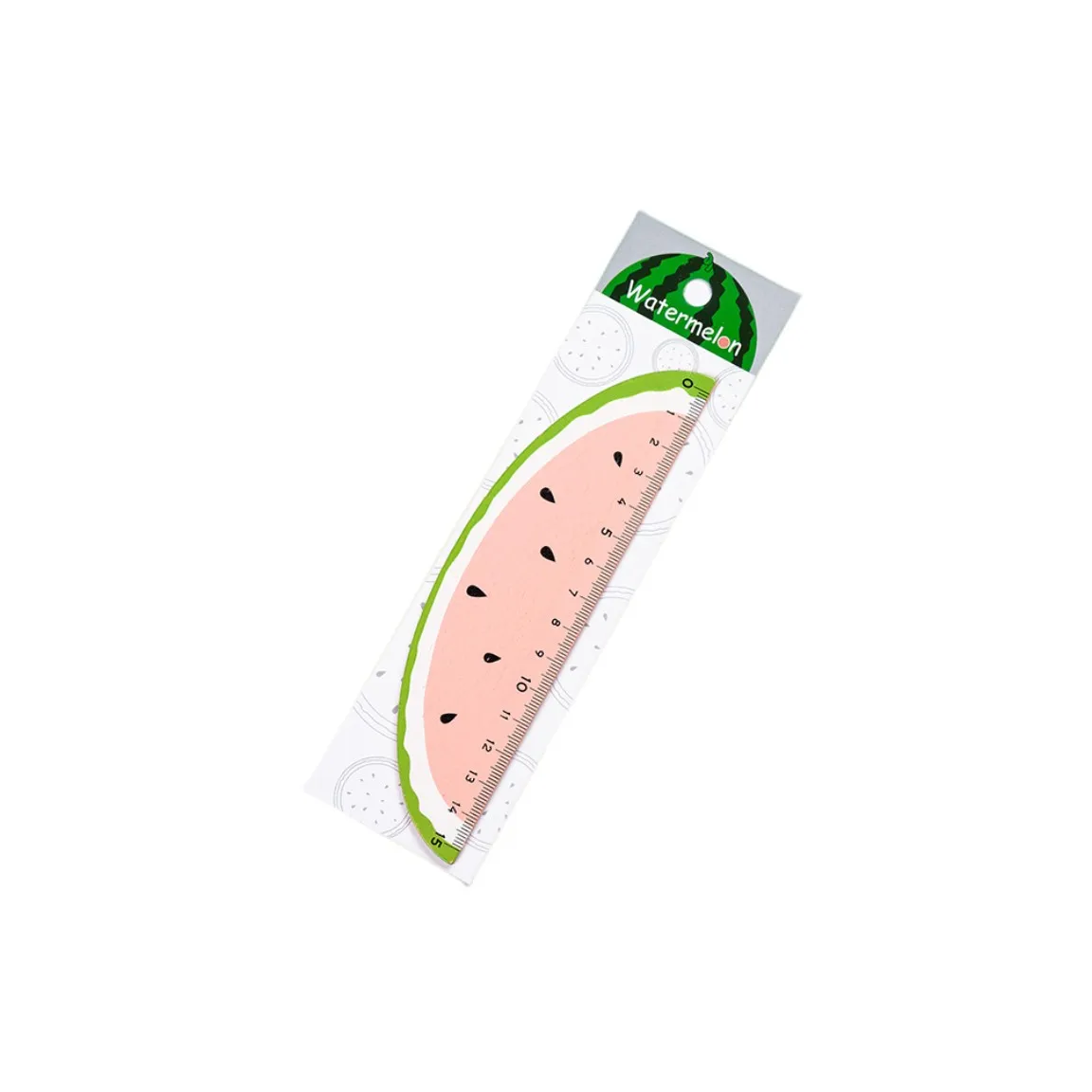 High Quality Cartoon Fruit Kawaii Cute Design School Office Using Stationery 15 cm Wood Ruler WR001
