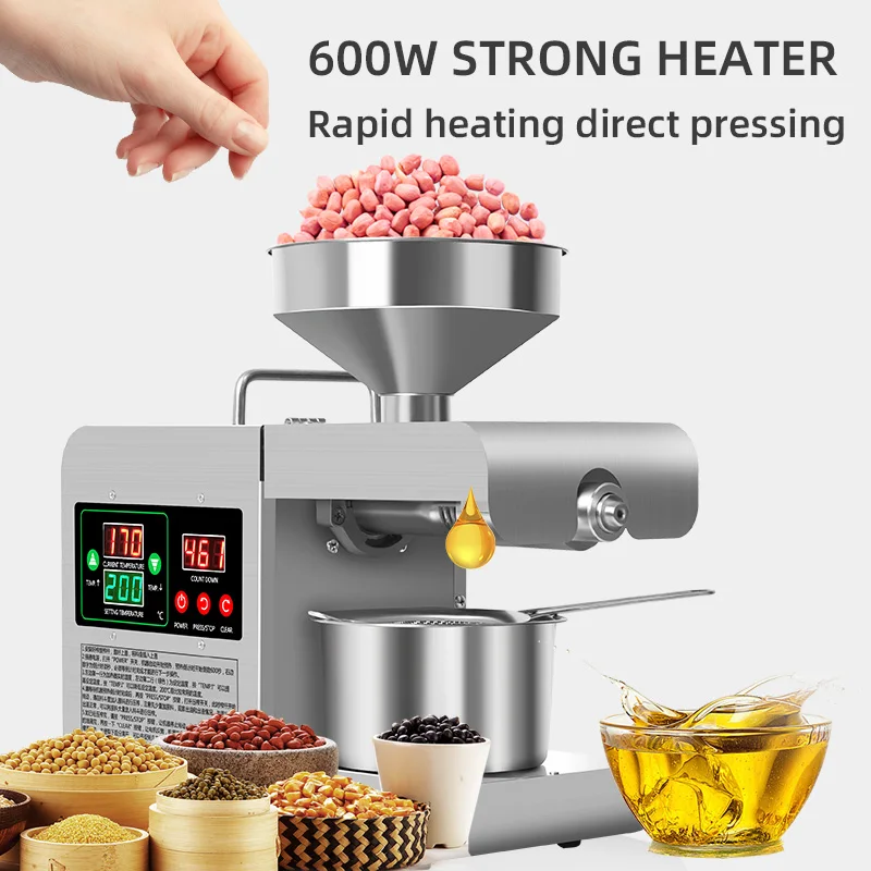 2023 made in china Family oil machine Intelligent Oil Press