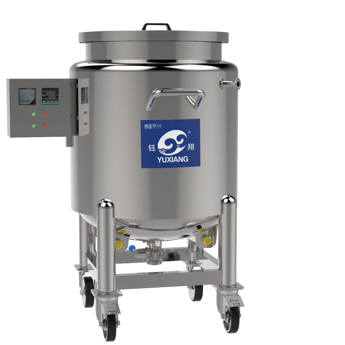 2023 Top Factory Industrial Paint Mixing Machine With Heating And Cooling Powder Mixer Mixing Machine