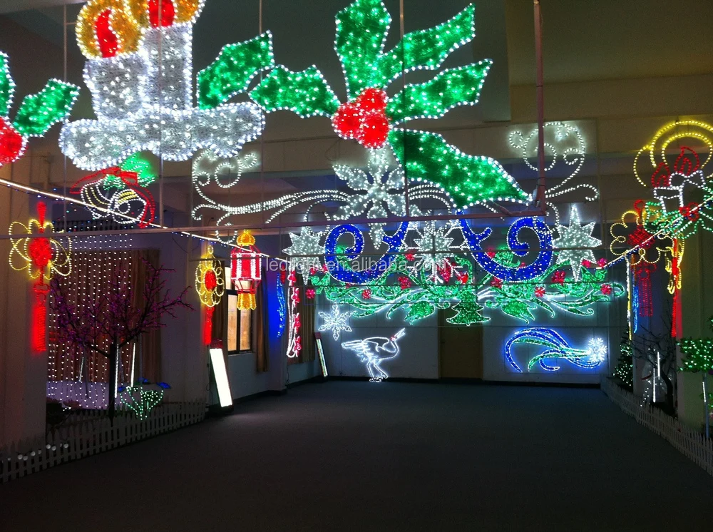 Outdoor waterproof LED Christmas carriage commercial lighting large 3D outdoor shopping mall Christmas luxury decoration