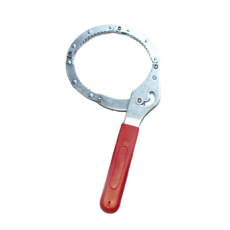 Adjustable Size Steel Wrench Set Oil Filter Ratchet Chain Wrench for Cars Automatic Factory Product OEM Customization Support