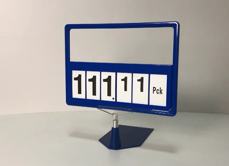 Colorful Display A4,A5 POP/POS Supermarket Plastic Poster Frame Holder Stands