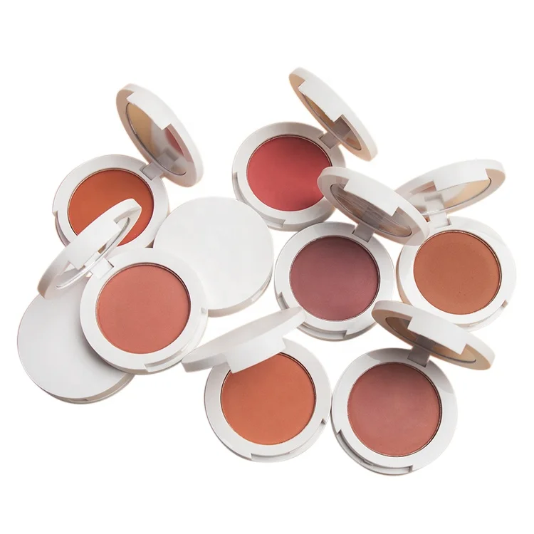 New Blush Products Cute Face Makeup Single Little Round Pot Blusher Matte Powder Blush Blusher Palette