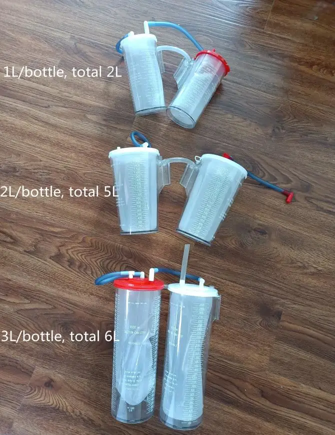 2022 factory supply medical sputum aspirator portable vacuum cleaner 32L/min with two jars