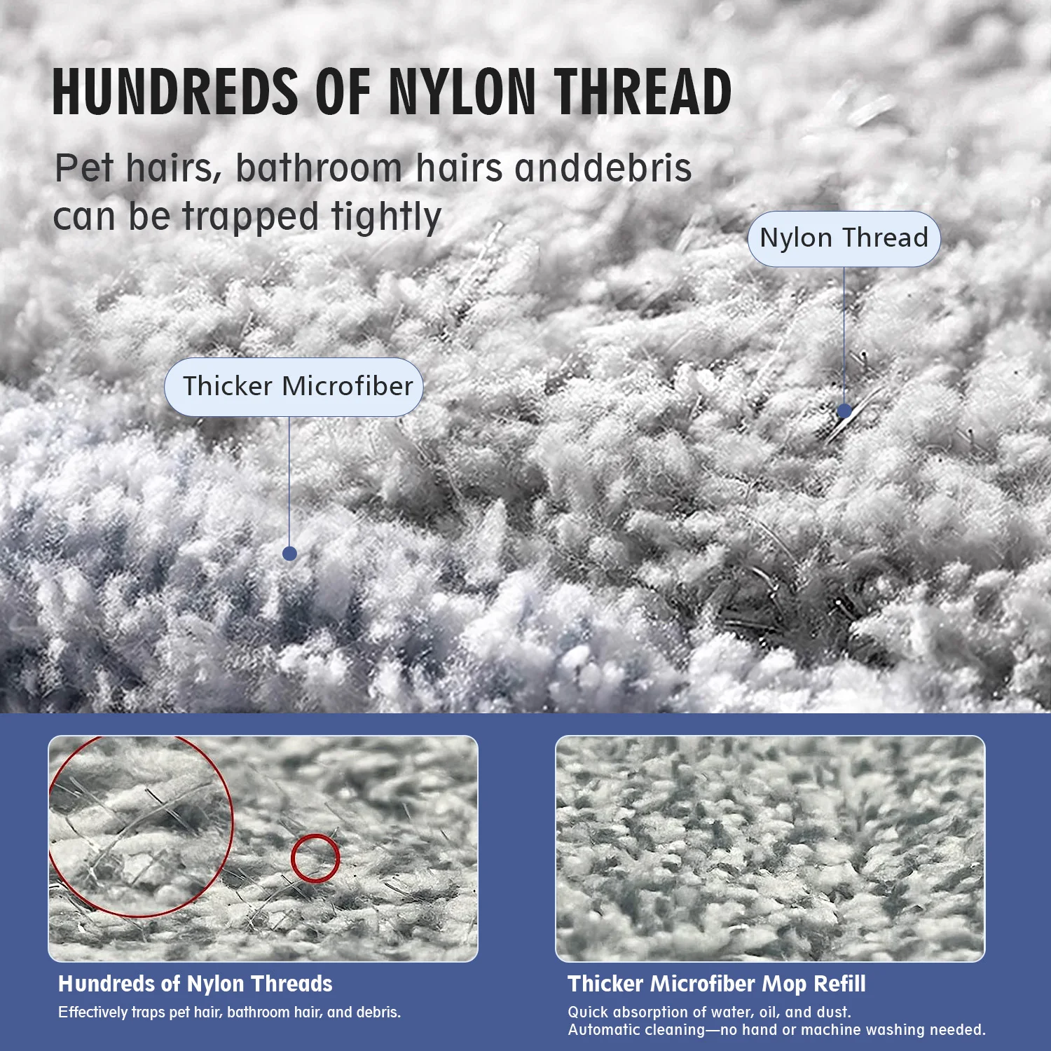 HOMELLTER spin mop bucket set with 360 rotating clean  and dirty separation  bucket household product cleaning tool