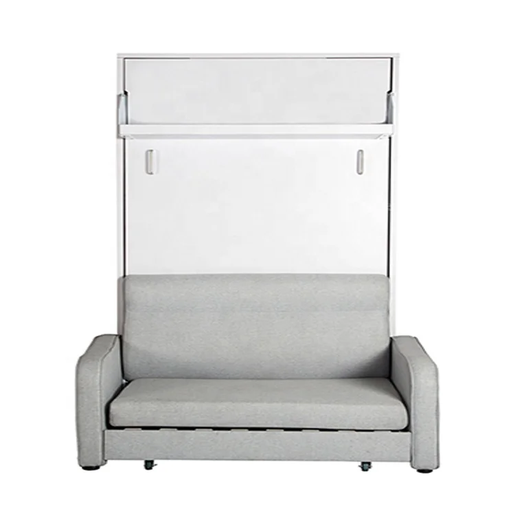 Bedroem Furniture Easy Installation Strong Construction Murphy Space Saving Wall Bed With Sofa Wall
