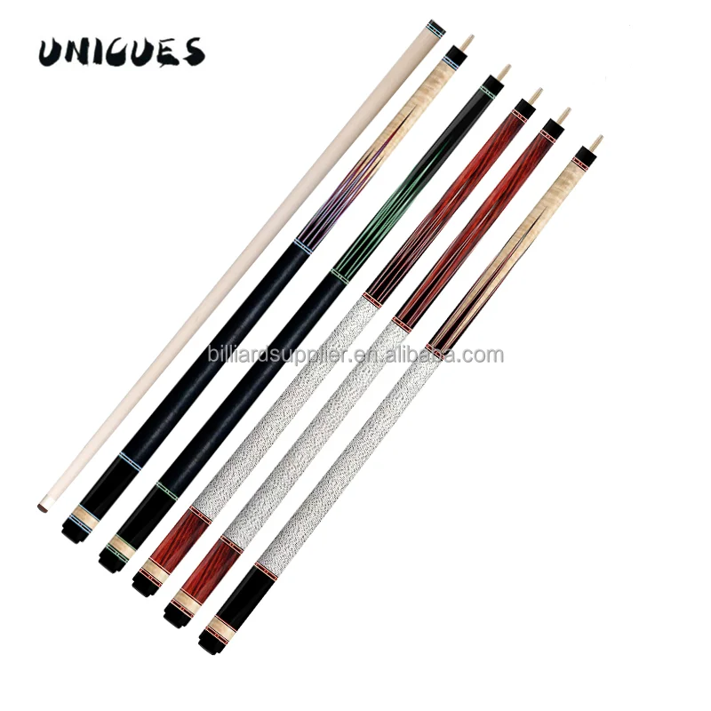 Inlay Billiard carom cue for korean carom stick square core butt laminated solid wood shaft  3/10-8 joint snooker cue