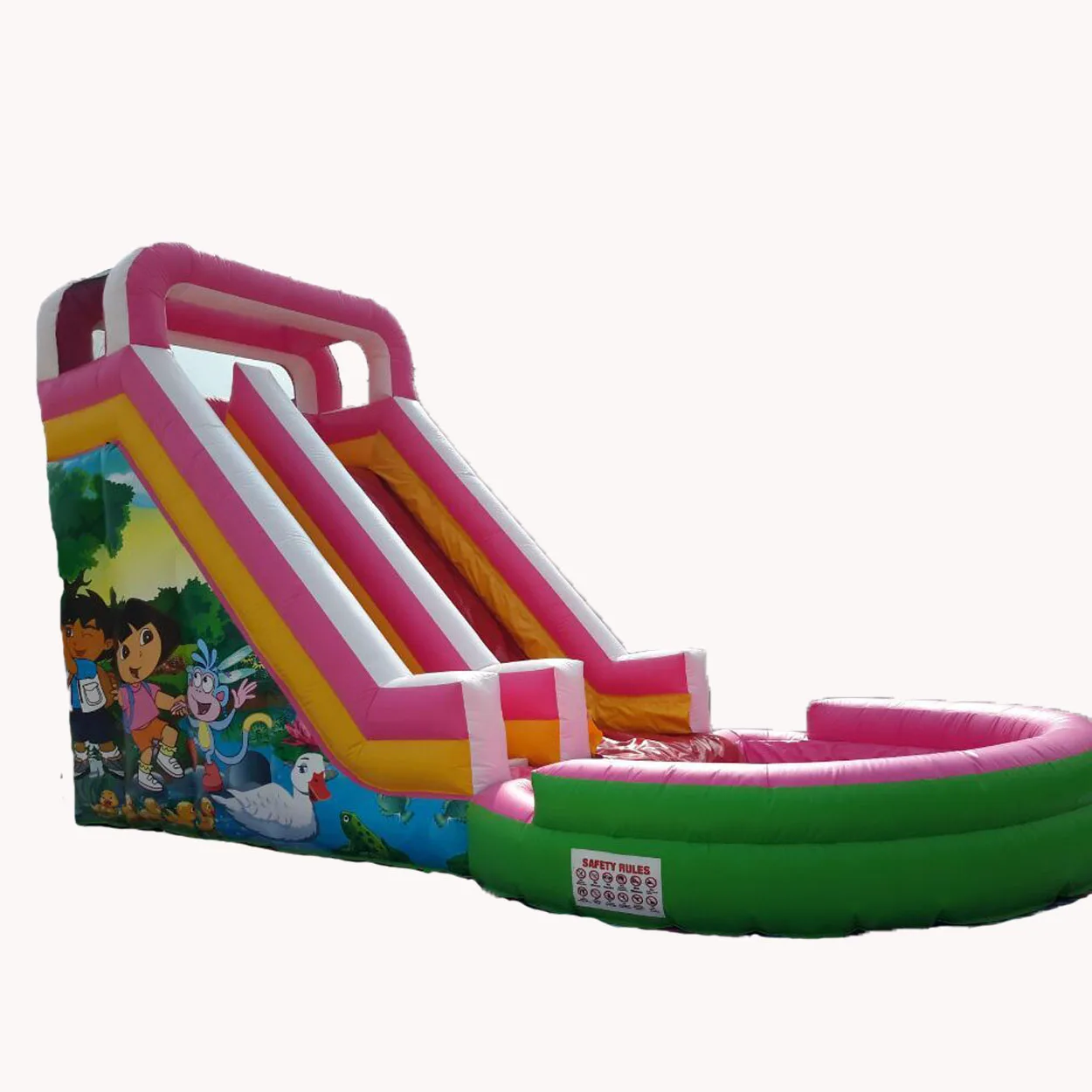 Cheap Sale Outdoor Inflatable pool water slides kids inflatable water slide for sales