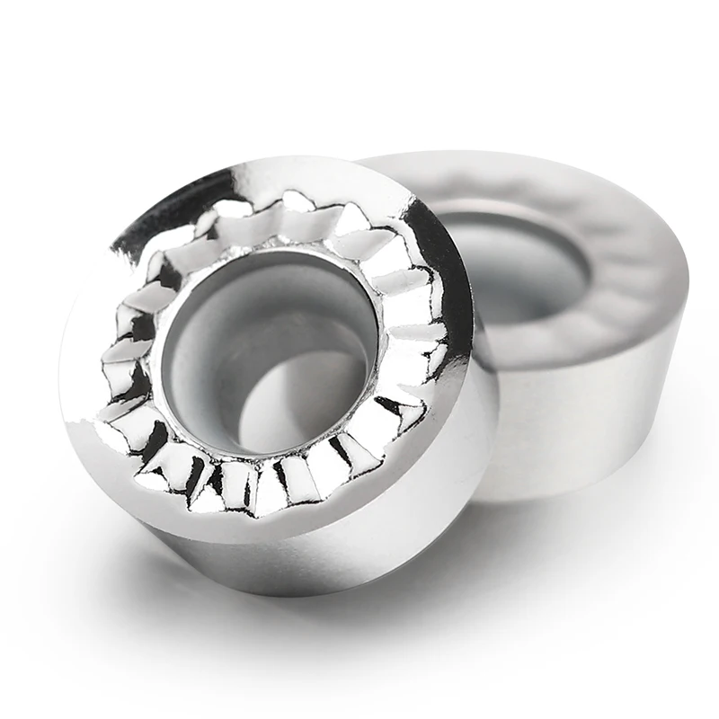 Zhy RPMT RPGT RCGT Round Carbide Cutter Turning Inserts for Aluminum