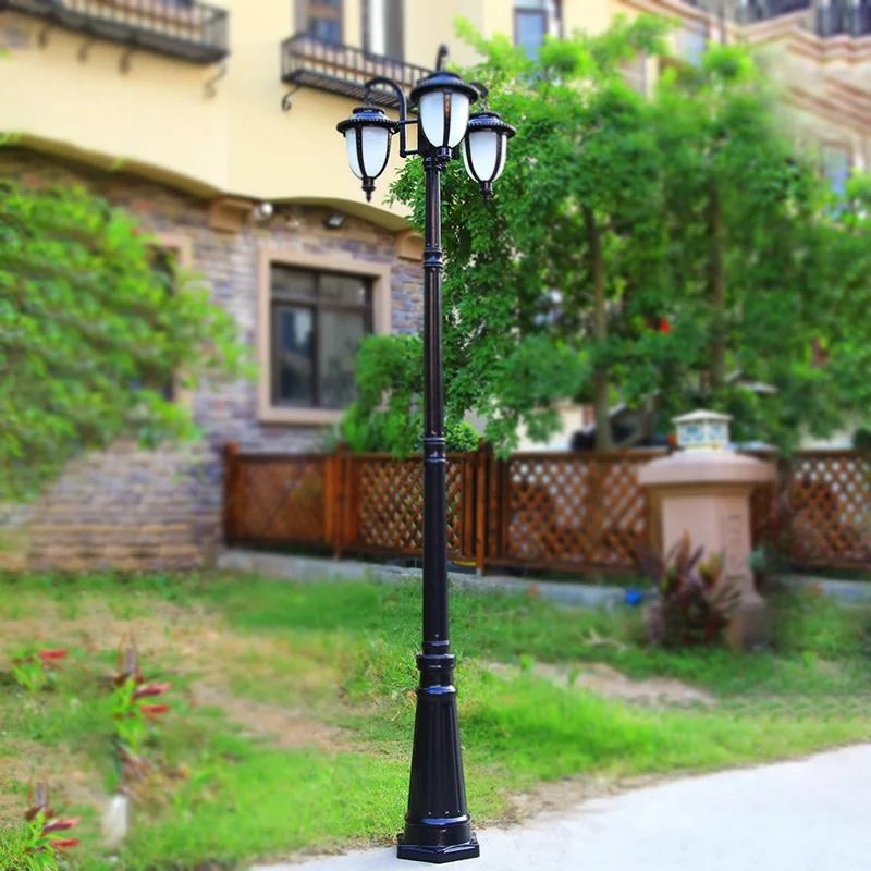 European lawn light 220V garden light community villa lamparas solares outdoor waterproof street lamp retro garden lamp E27