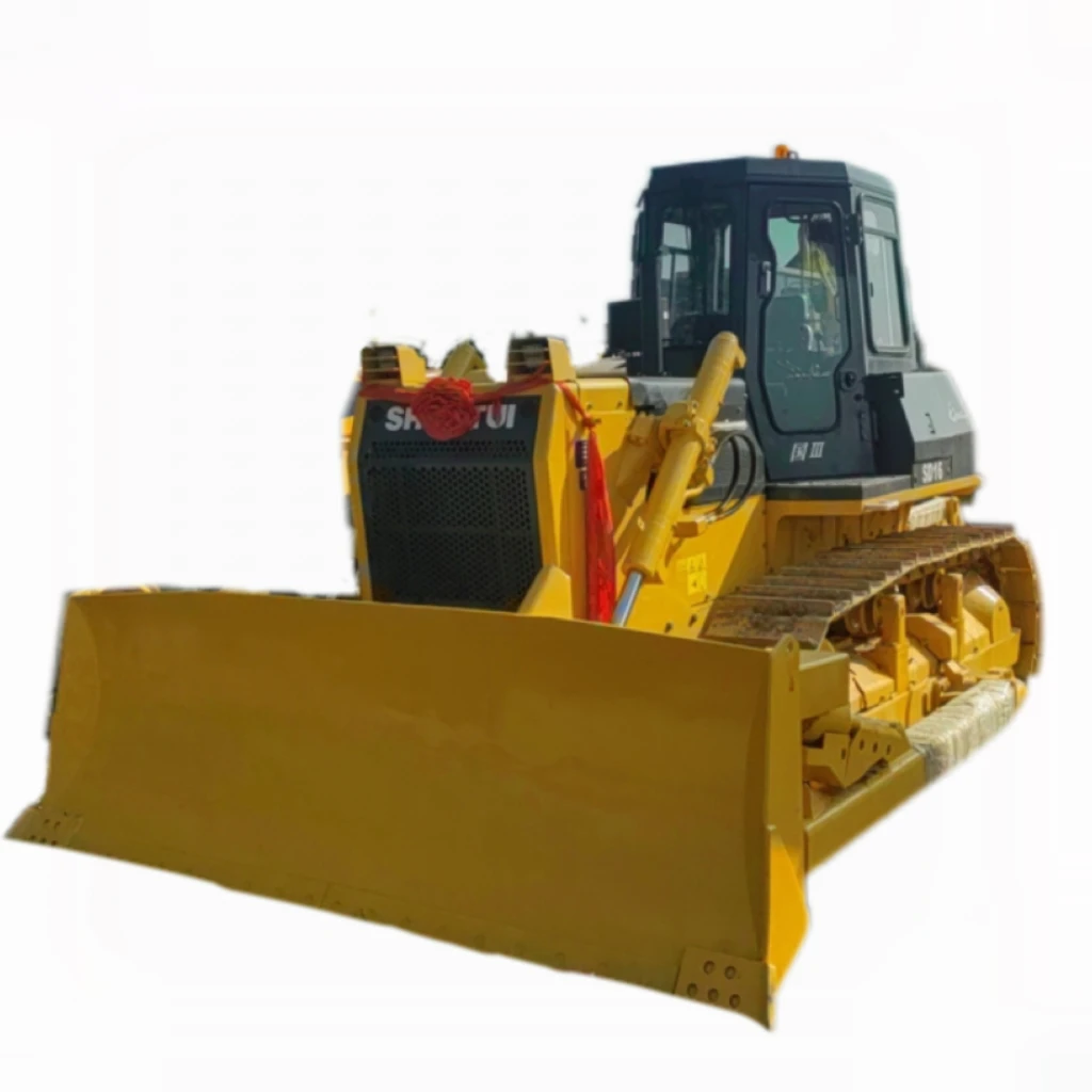 Second-hand chinese-made bulldozers.  Pavement construction.  adapt to all road conditions.Hot Sell second hand Bulldozer