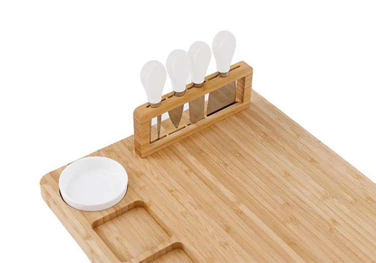 Набор блюд для винных бутылок крекер бри и мясо табла de madera para quesos Деревянные Подносы