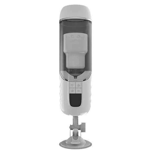 One-Click Burst Masturbation Stroker Colorful Light Automatic Masturbation Cup Telescopic Rotating Sound Masturbator Tools